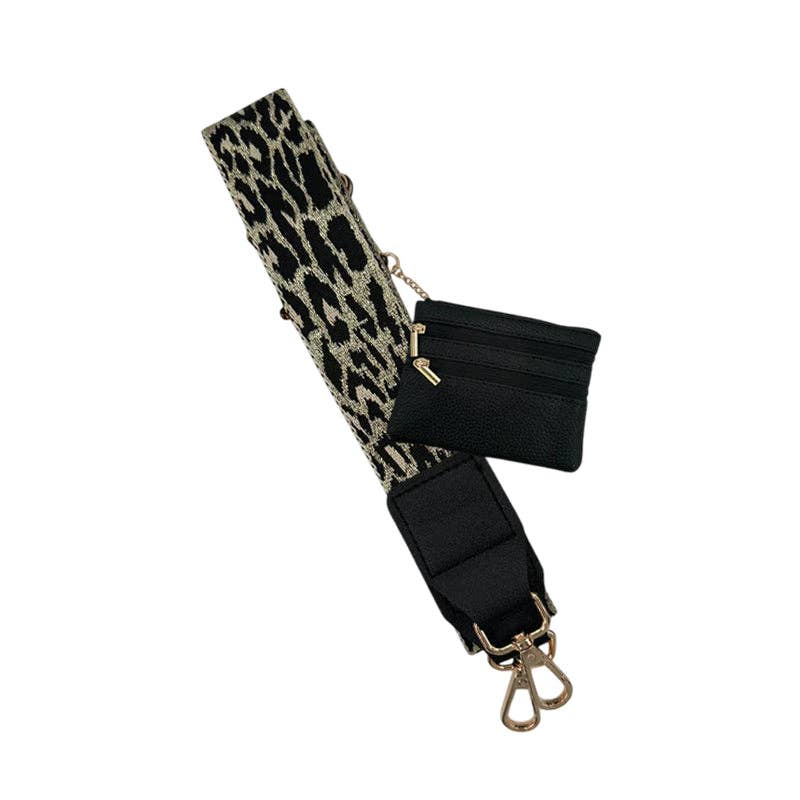 Cell Phone Crossbody Leopard Metallic