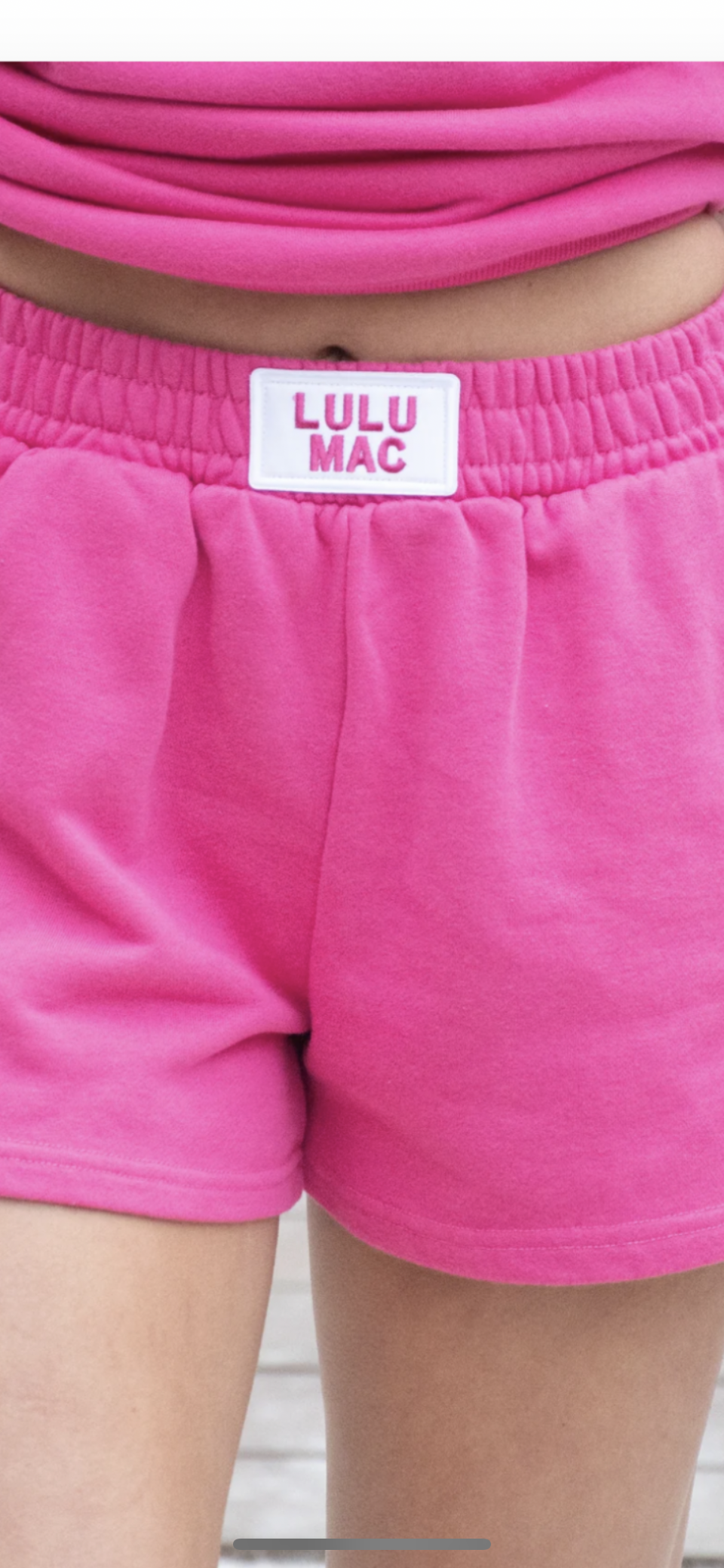 Lulu Mac terry shorts