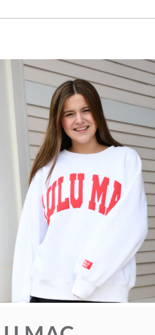 Lulu Mac puff sweatshirt