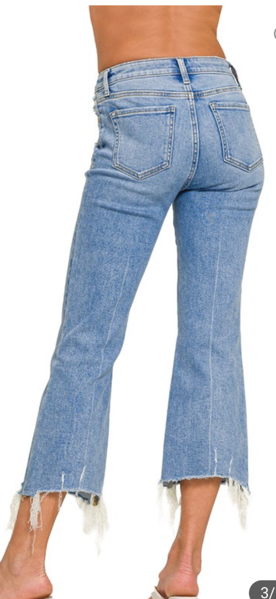 Zenana cropped kick flare