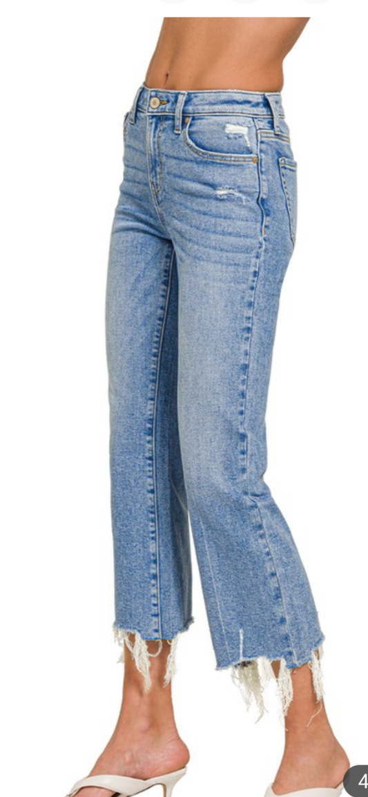 Zenana cropped kick flare