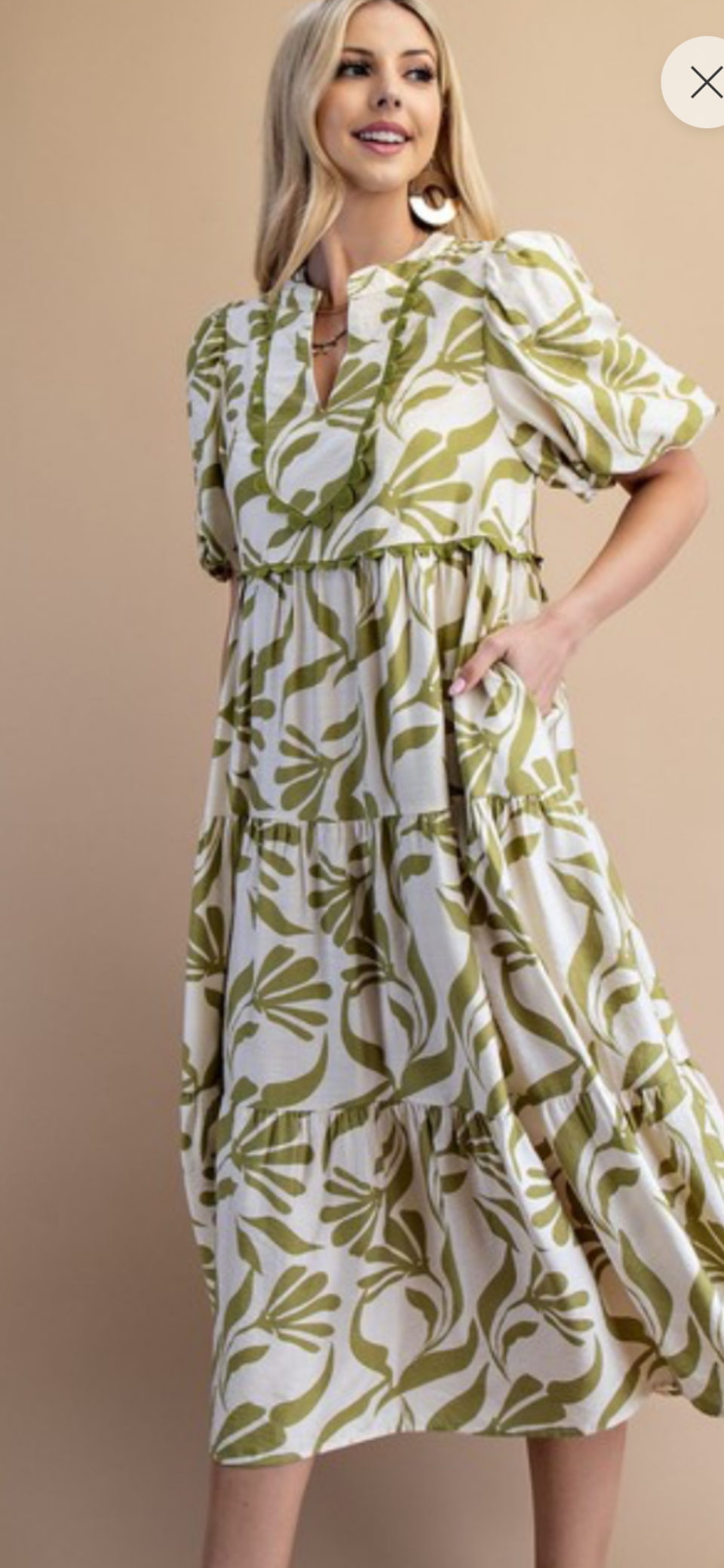 Umgee fall print dress