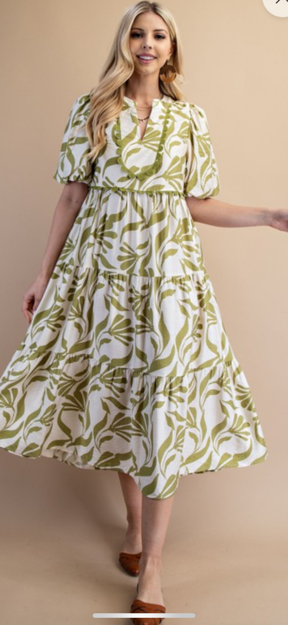 Umgee fall print dress