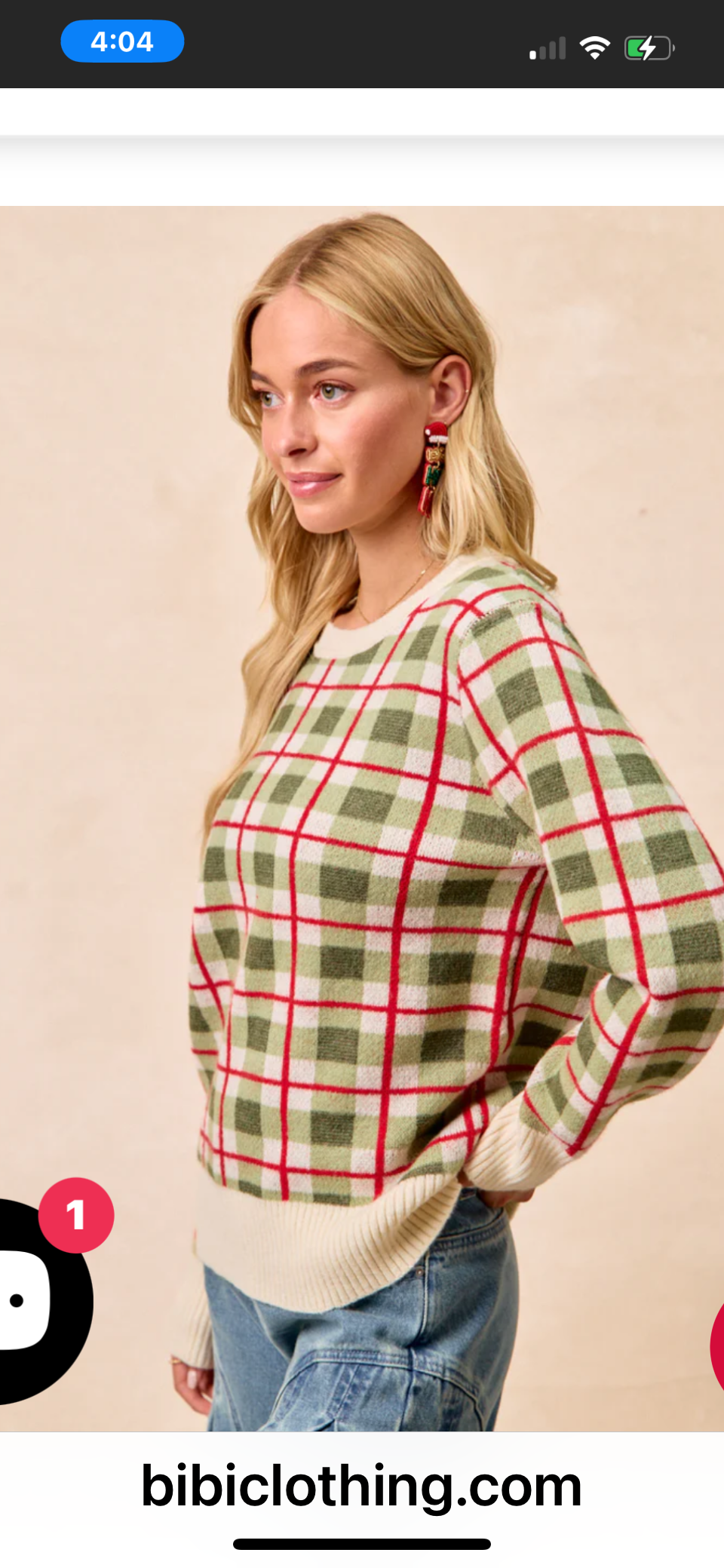 BIBI Christmas time sweater