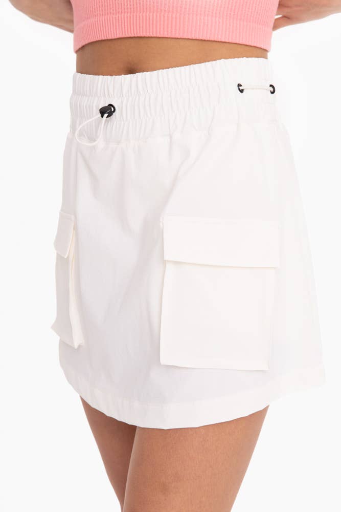 Mono B - Cargo Active Skort: BLACK / S:M:L (2:2:2)