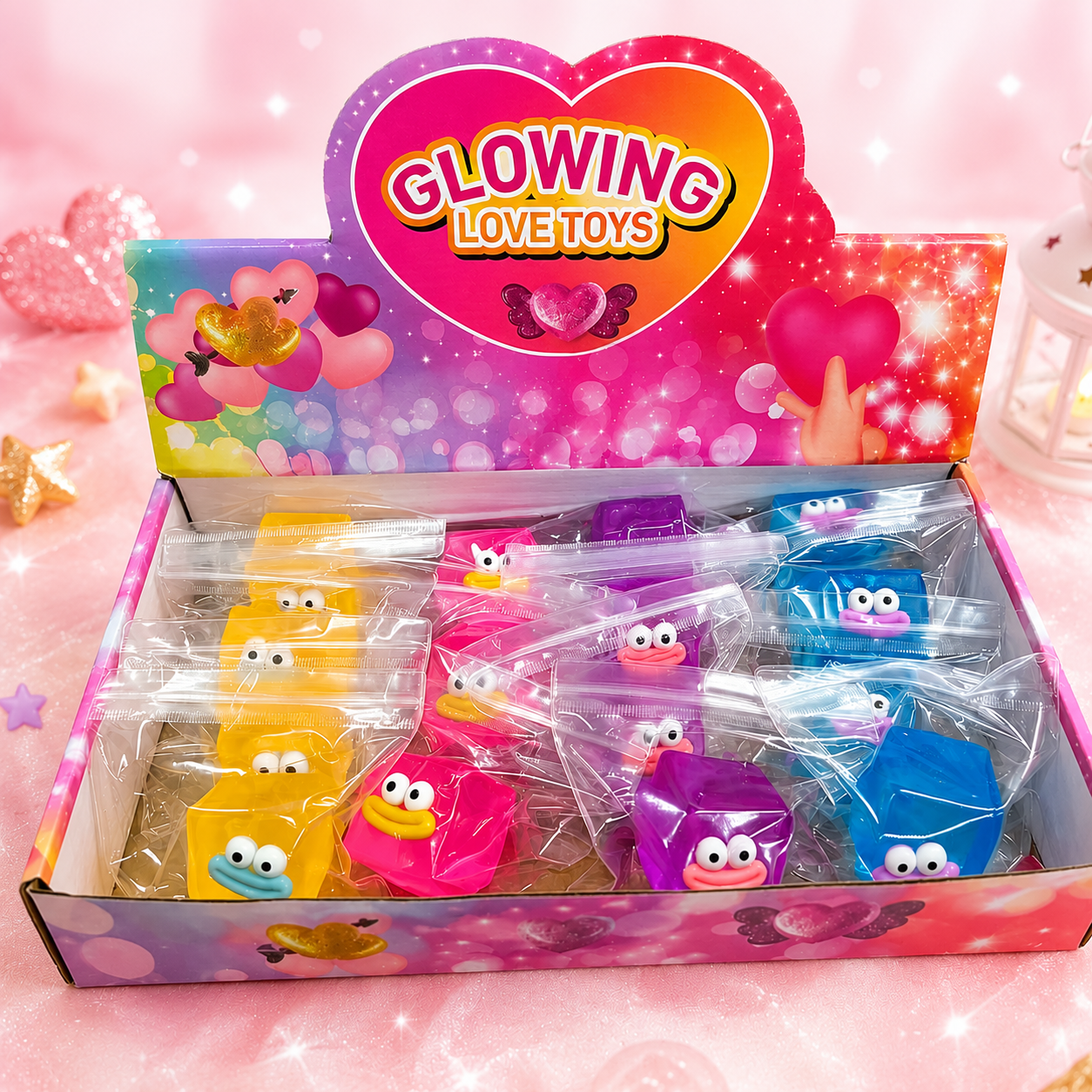 Funny Face Cube Squishy Stress Relief Toy