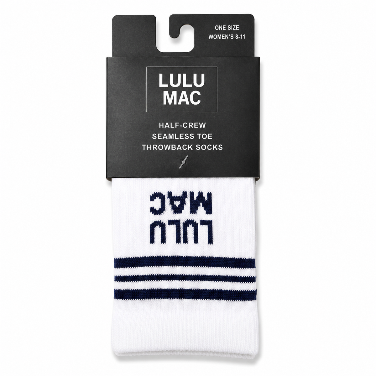 Lulu Mac Socks Single Pair - NAVY