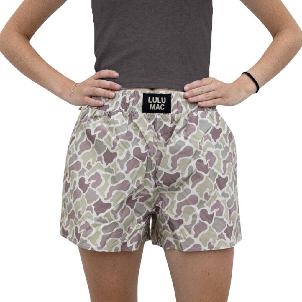 Lulu Mac CAMO BOXER SHORT