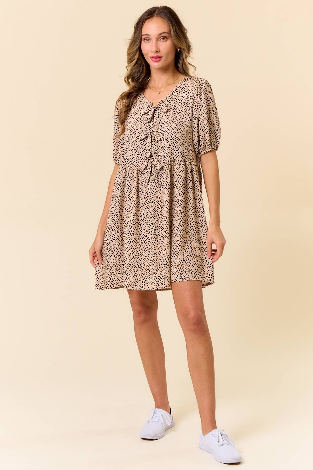 animal print mini dress