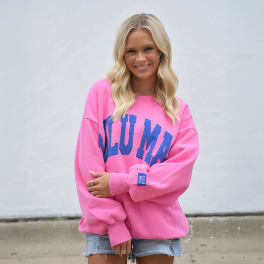Lulu Mac Pink/Royal Puff