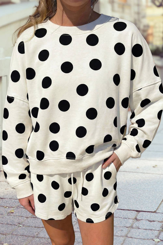 Polka dot everyday short set