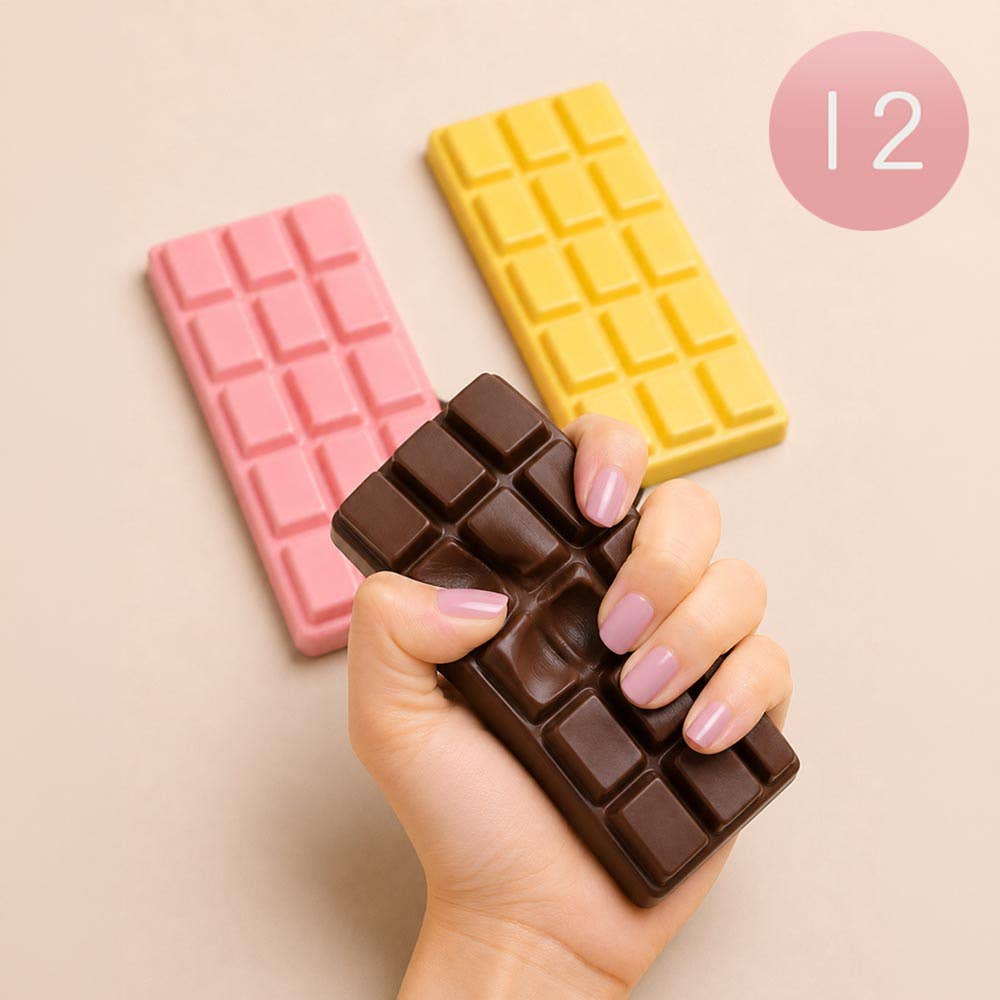 Chocolate Bar Squishy Stress Relief Toy