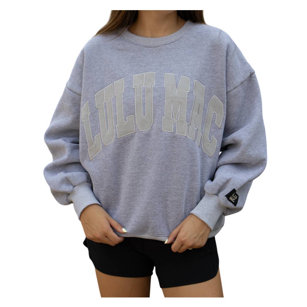 LIGHT GREY Lulu Mac Sweatshirt