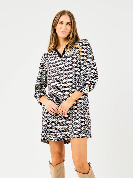 Mary Square - Dress | High Notes Tan