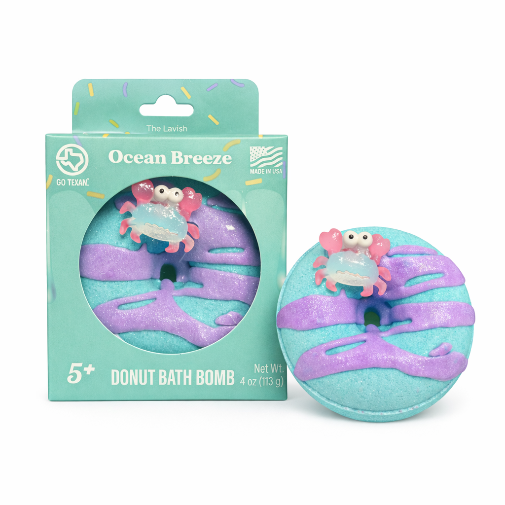 The Lavish Goat - Ocean Breeze Donut Bath Bomb (Prize Bomb)