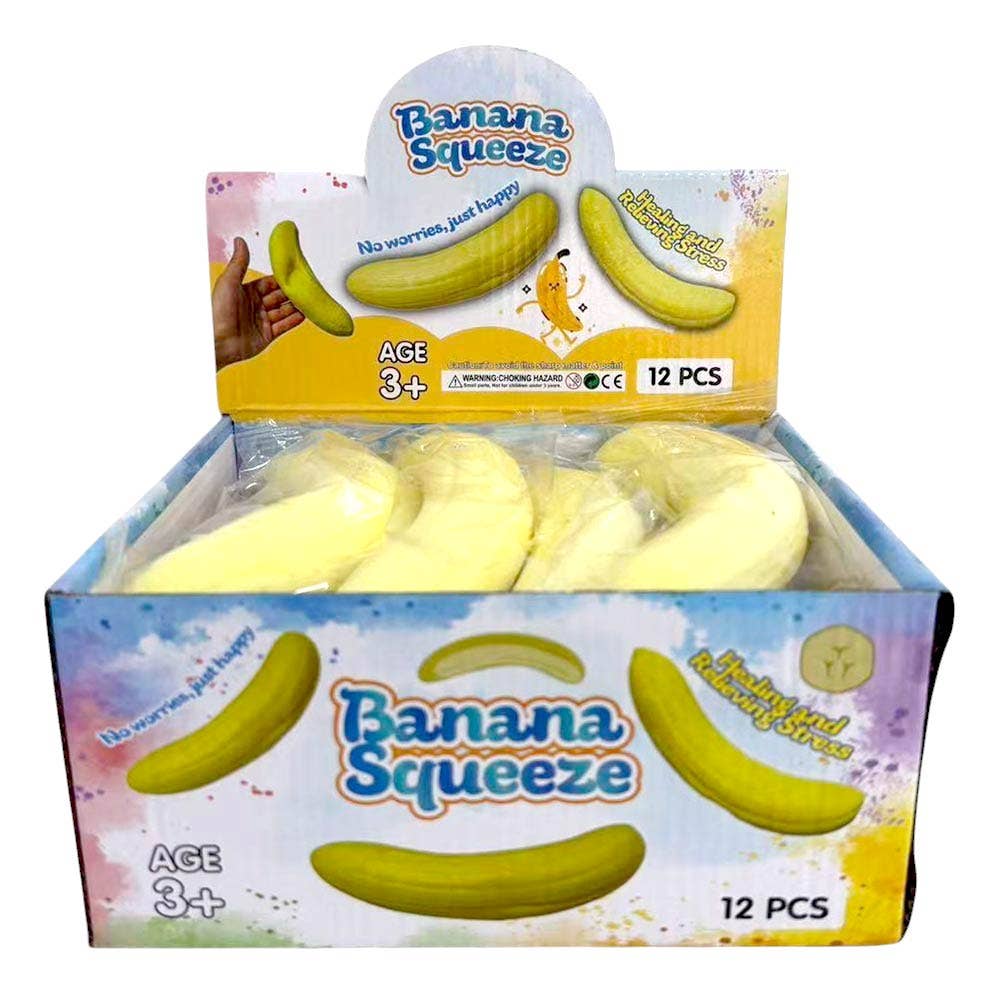 Banana Shaped Squishy Stress Relief Toy