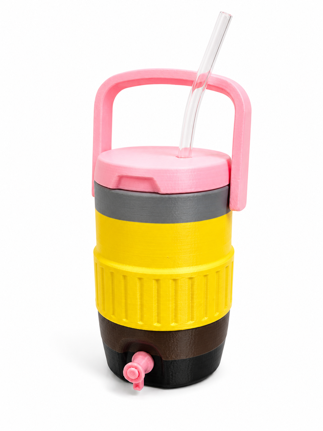 Cute can coolers with straw