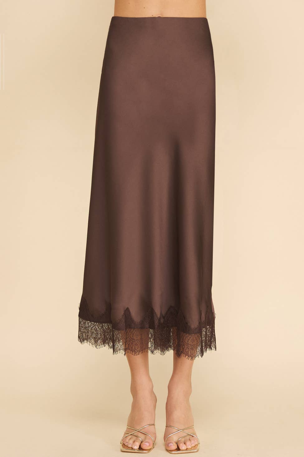 Muse Slip Skirt with Lace Detail