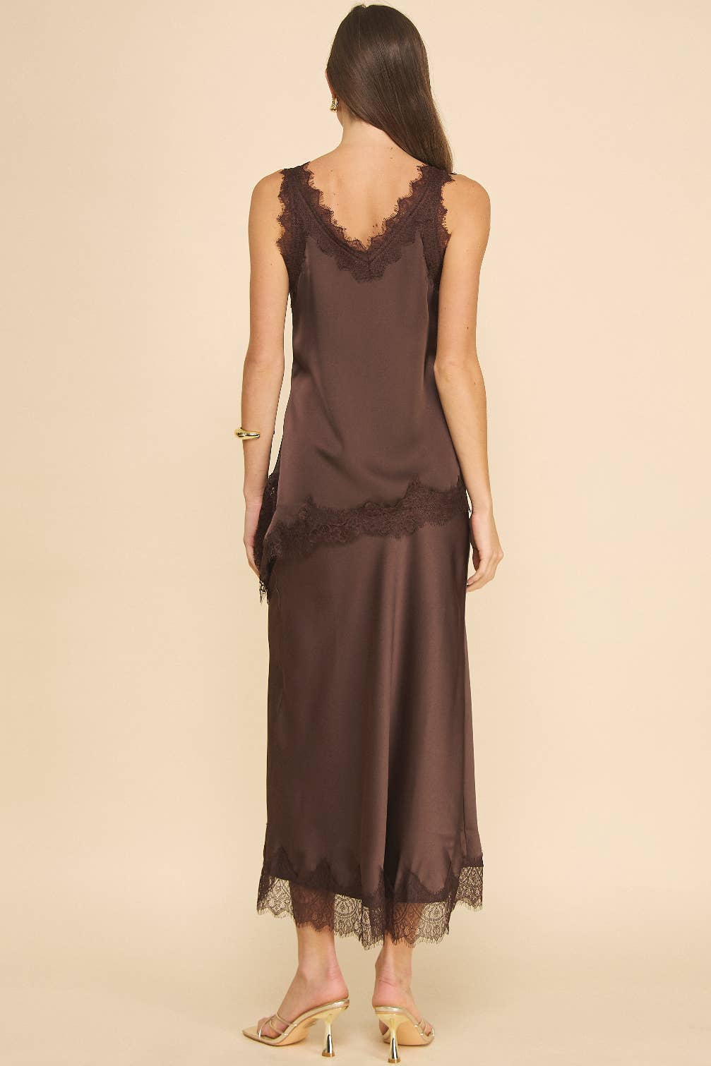 Muse Slip Skirt with Lace Detail