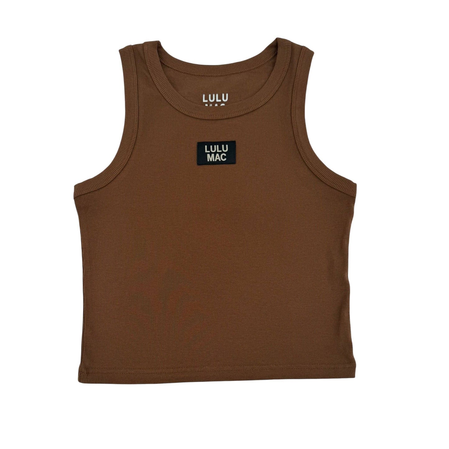 Lulu Mac TANK BROWN LULU MAC SOLID TANK TOPS
