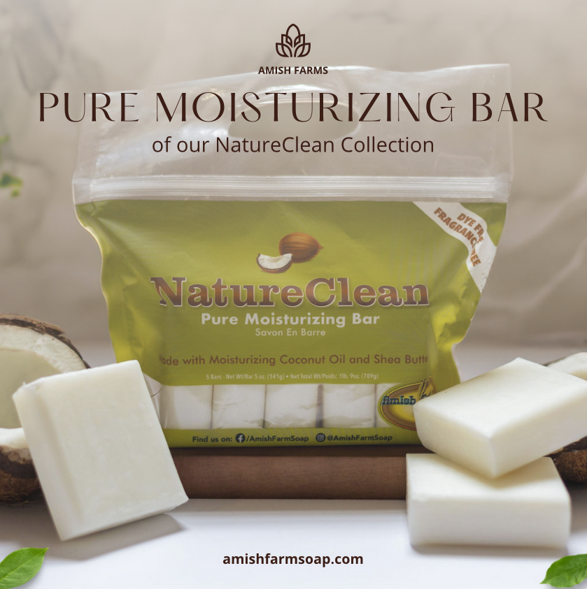 Amish Farms Soap - Amish Farms Pure Moisturizing Fragrance and Dye Free Bar