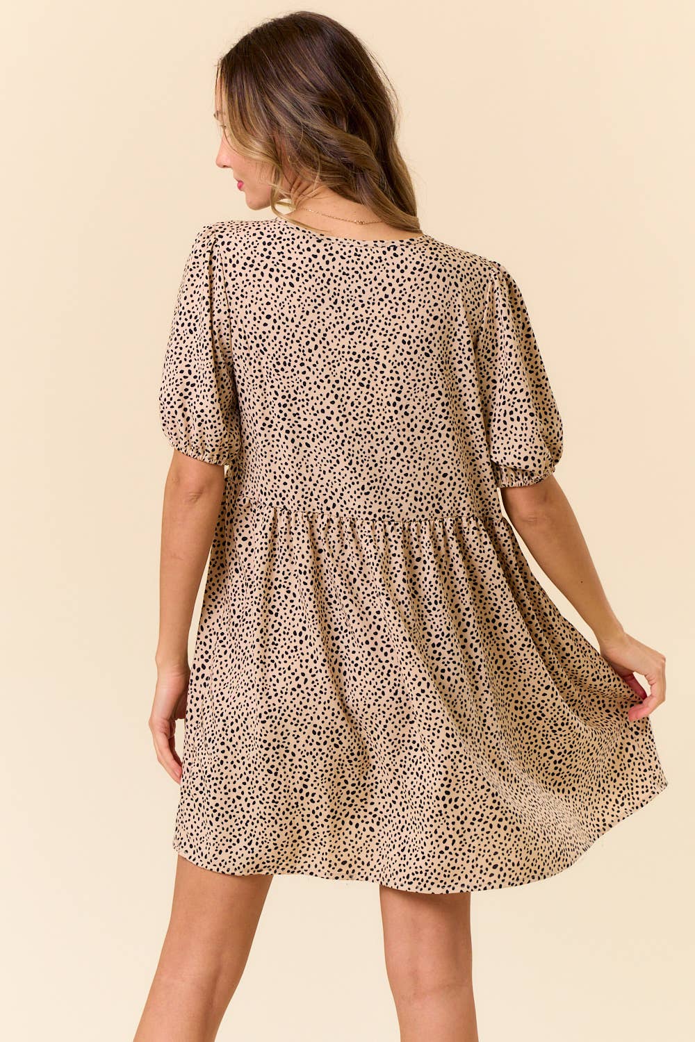 animal print mini dress