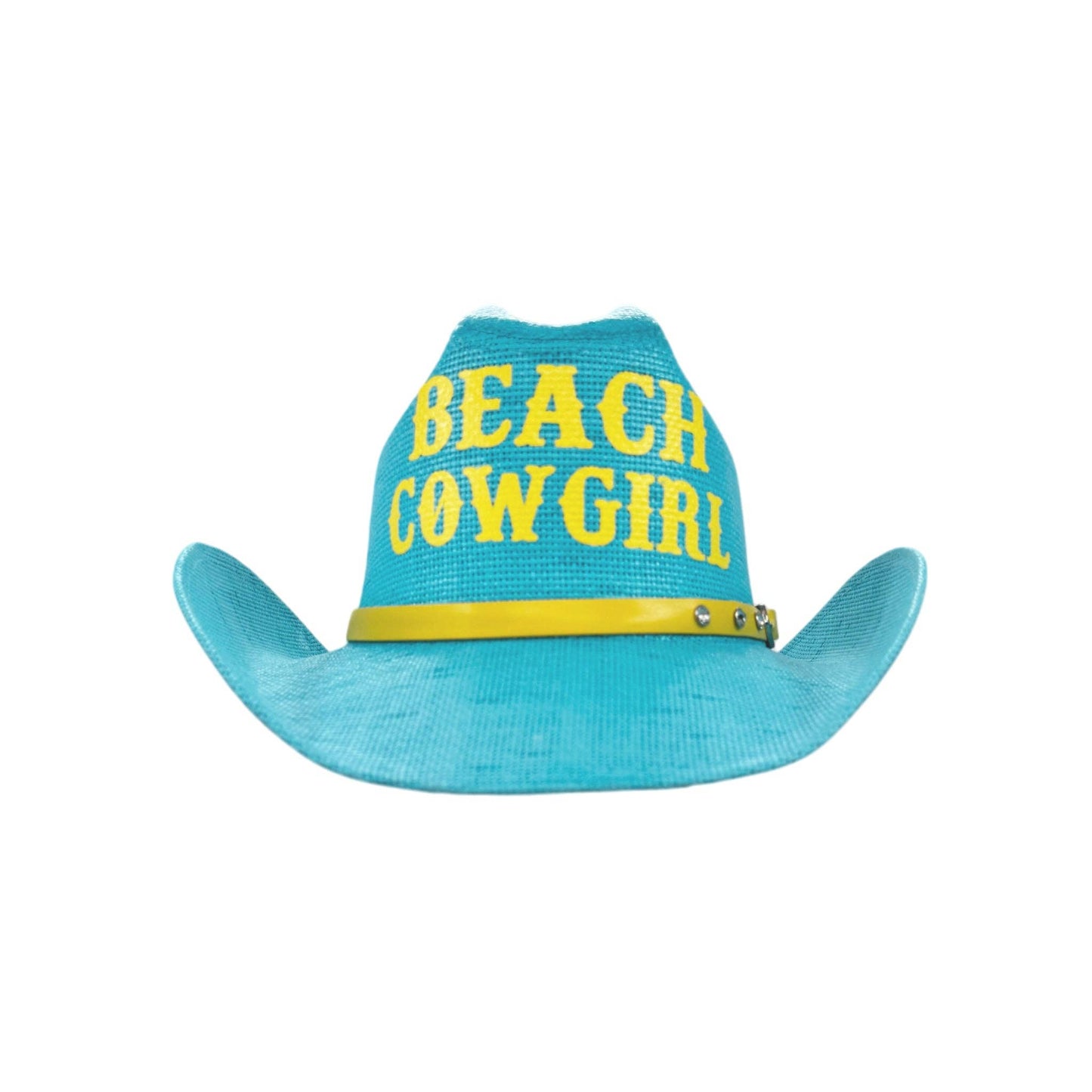 BEACH COWGIRL  BLUE/YELLOW