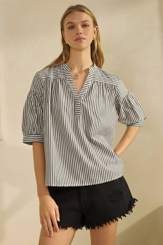 Oddi - Striped Blouse